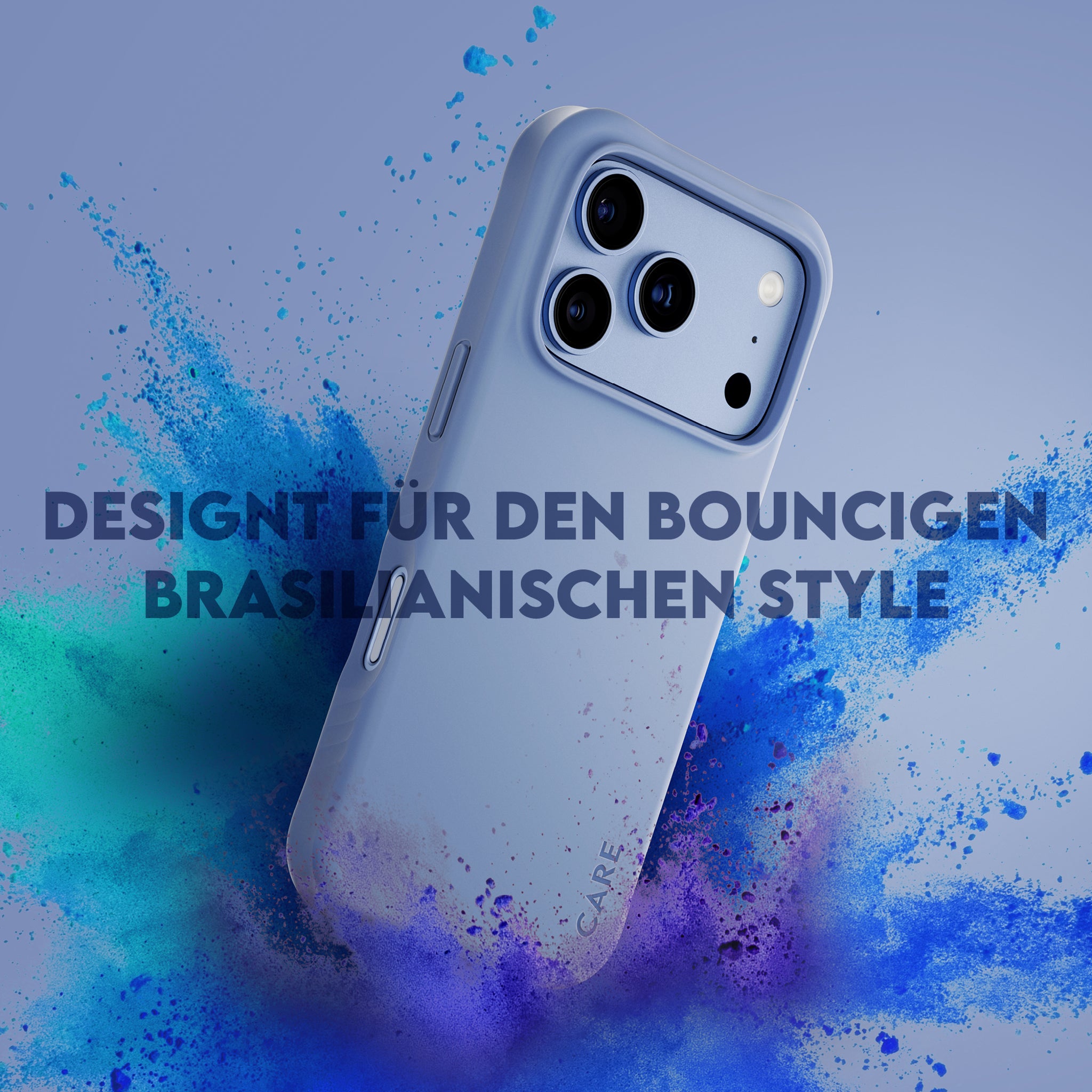 CARE™ by PanzerGlass® Samba Case Shades of Blue m. MagSafe iPhone 18 Pro | 17 Pro